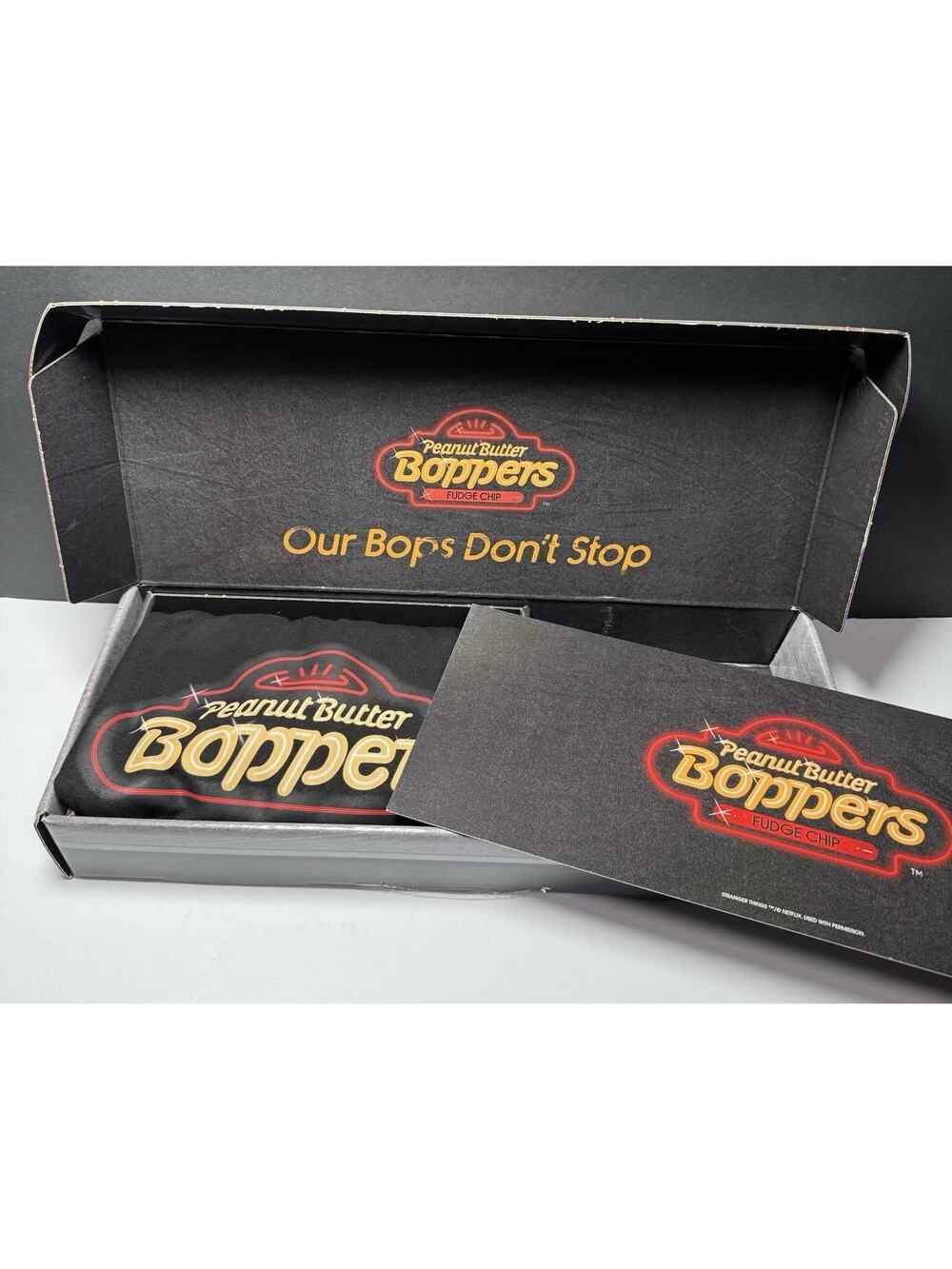 Stranger Things Peanut Butter Boppers Kit - Collector Prop Box W Shirt No Candy